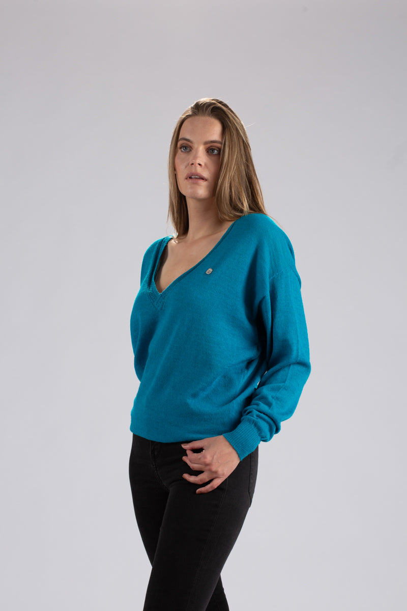 Quilla - Oversize V neck 